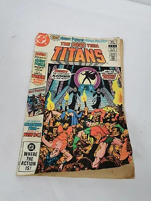 Buy The New Teen Titans 21 FN/VF July 1982 KEY 1st App Brother Blood DC Comics • 9.99£