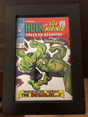 Buy Tales To Astonish Featuring The Abomination # 91 Limited Edition Framed Picture • 3.95£