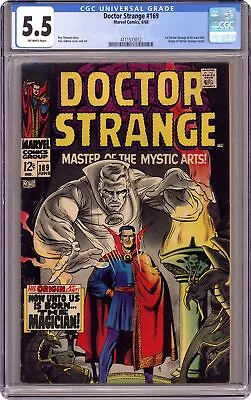 Buy Doctor Strange #169 CGC 5.5 1968 4111573012 1st Doctor Strange In Own Title • 313.67£