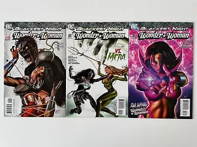 Buy Blackest Night Wonder Woman Vol. 1 Nos. 1 To 3 (Full Set) Greg Horn Covers 2010 • 17.95£