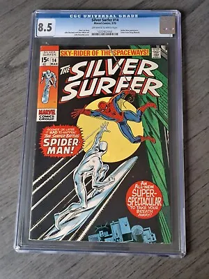 Buy Silver Surfer 14 Cgc 8.5 Spider-man Appearance • 195.88£