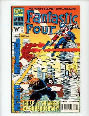 Buy Fantastic Four Annual #27 Comic Book 1994 NM- Marvel Last Issue • 3.99£