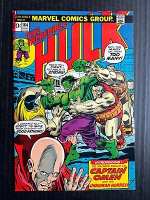 Buy THE INCREDIBLE HULK #164 June 1973 Collectors Grade Marvel Unread Avengers • 30.19£