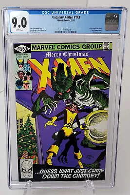 Buy Marvel Comics Uncanny X-Men #143 3/81 CGC 9.0 • 39.42£