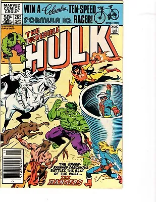 Buy Incredible Hulk #265, Newstand! VF Condition. KEY...1st App Of The Rangers • 15.86£