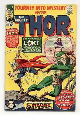 Buy Thor Journey Into Mystery #108 VG+ 4.5 1964 • 83.01£