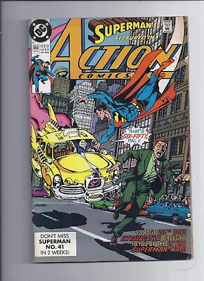 Buy D C Comic  Superman In Action Comics  No 650 Feb 1990 • 6.99£