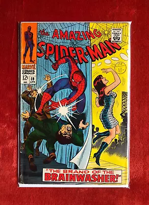 Buy AMAZING SPIDER-MAN #59 Lovely Mid Grade 1st Mary Jane Cover Silver Age 1968 • 6.50£