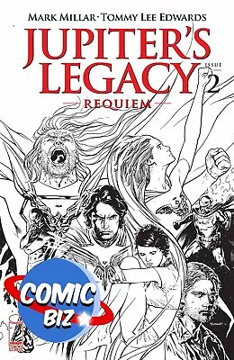 Buy Jupiters Legacy Requiem #2 (2021) 1st Printing Cover C Sook B&w Image Comics • 3.65£