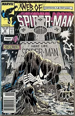Buy WEB OF SPIDER-MAN #32 NEWSSTAND 🪦 Kraven's Last Hunt | Iconic Mike Zeck Cover • 31.94£