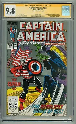 Buy Captain America #344 - CGC 9.8 SS - Signed By: Ron Frenz • 157.75£
