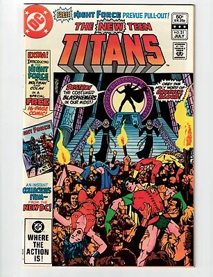 Buy NEW TEEN TITANS Comic 21 — Brother Blood 1st 1982 DC - Free Shipping • 8.03£