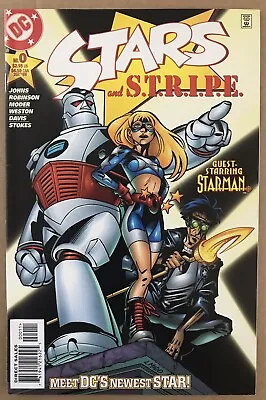 Buy Stars And Stripe 1999 #0 First Printing Original DC Comic Book • 94.83£