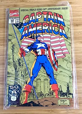 Buy Marvel Comics #383 Captain America Special 50th Anniversary. Jim Lee Cover VF • 7.91£