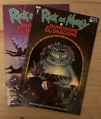 Buy Rick And Morty Vs Dungeons & Dragons #1 FP/Jetpack Exclusive + Chapter II #4 • 6.99£