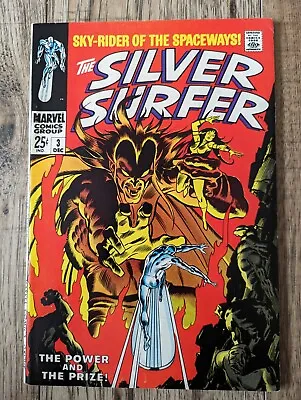 Buy Silver Surfer #3 (1968) 1st App Of Mephisto Key Issue VFN (8.0) • 600£