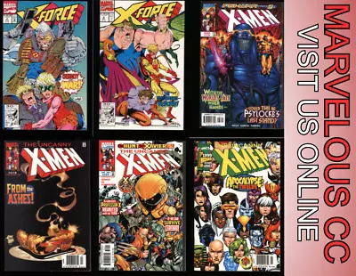 Buy B 1991-2000 Marvel Comic LOT Of 6 X-Men #78, 364, 376, 379 X-Force #5, 7 Copper • 3.81£