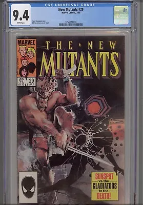 Buy New Mutants #29 CGC 9.4 1984 Marvel Comics Chris Claremont Story  • 31.50£