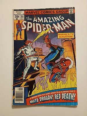 Buy Amazing Spiderman 184 Sept 1978 White Dragon • 11.99£
