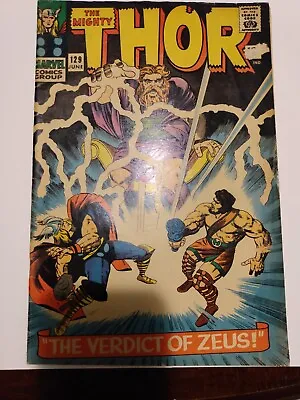 Buy The Mighty Thor: Vol. 1, #129 June 1966 • 79.18£