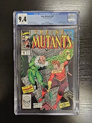 Buy New Mutants #86 (Marvel, 2/90) CGC 9.4 1st Cameo Appearance By Cable & Stryfe • 31.62£