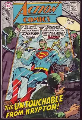 Buy Action Comics #364 (1968) Superman Contracts Virus X FN 6.0 • 13.59£