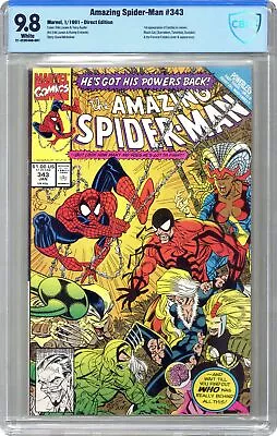 Buy Amazing Spider-Man #343 CBCS 9.8 1991 21-2EDC4A8-007 • 53.57£