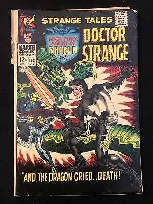 Buy Strange Tales 163 2.0 Marvel 1967 Pq • 11.19£