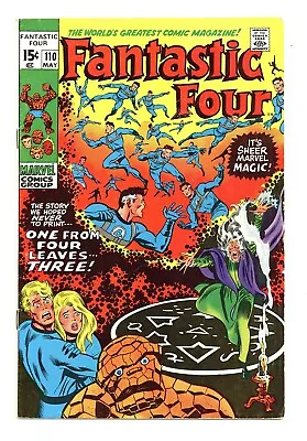 Buy Fantastic Four #110 4.5 Annihilus Appearance Ow/w Pgs 1971 • 23.72£