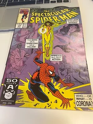 Buy Spectacular Spider-man #176 (1991) 1st App Corona - 9.2 Near Mint- (marvel) • 10.27£