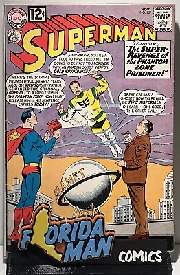Buy Superman #157 F+ 6.5 First Gold Kryptonite, C. Swan Cover/art DC Silver Age 1962 • 40.17£
