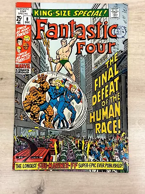 Buy Marvel Comics Fantastic Four #8 December 1970 , Vg/fn 5.0 • 25£