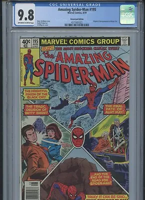 Buy Amazing Spider-Man #195 1979 CGC 9.8 • 288.57£