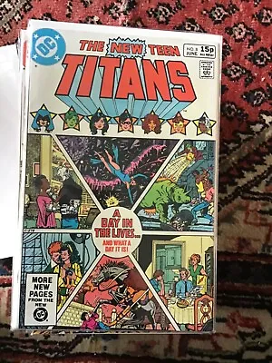 Buy THE   NEW TEEN TITANS 1981  #8-   8.5 VF+ Perez Art  • 10£