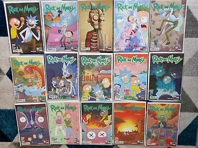 Buy Rick And Morty Comic LOT - #1-28 - #2 2nd Print - #1 And #2 3rd Print • 170£