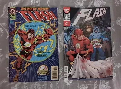 Buy The Flash Lot Of 2 Issues 99 (1995) & 36 (2018) DC UNIVERSE Comic Books • 3.15£