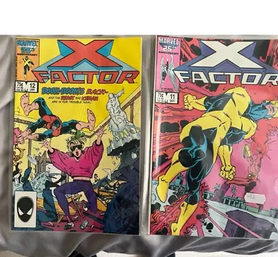 Buy X-Factor #11, And # 12, 1986   Marvel Comics • 0.95£