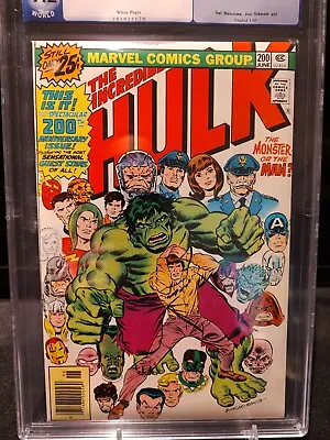 Buy Incredible Hulk #200 - PGX 9.2 WH - ROMITA ART - 1976 - $129 BIN ! • 101.70£