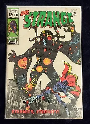 Buy Doctor Strange #180 (1969, Marvel) Iconic Ditko Cover Featuring Eternity! FN/VF! • 35.62£