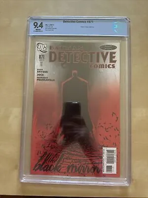 Buy Detective Comics #871 - CBCS 9.4 - Jock Cover • 39.53£