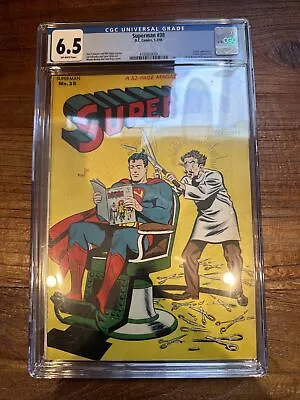Buy Superman #38 CGC 6.5 1946 Golden Age DC Comics • 695£