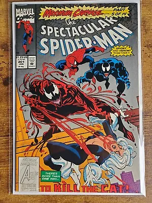 Buy Spectacular Spider-Man #201 : Maximum Carnage Part 5 Of 14 1993 NM 9.6 • 15.77£
