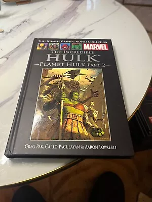 Buy The Incredible Hulk Planet Hulk Part 2  2015 Marvel Ultimate Novel Collection 46 • 0.99£