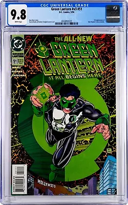 Buy Green Lantern V3 #51 CGC 9.8 (May 1994, DC) Ron Marz, Green Lantern Kyle Rayner • 123.12£