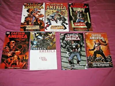 Buy Death Captain America Winter Soldier Vol 1 2 Red Menace 1-36 Graphic Novel Tpb • 120£