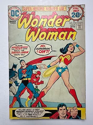 Buy Wonder Woman #212 DC 1974 Reading Copy • 9.57£