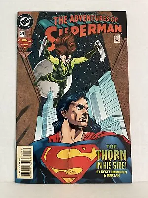 Buy  The Adventures Of Superman #521 NM (DC,1995) Thorn, Shadowdragon, Azuki, Dis! • 6.19£
