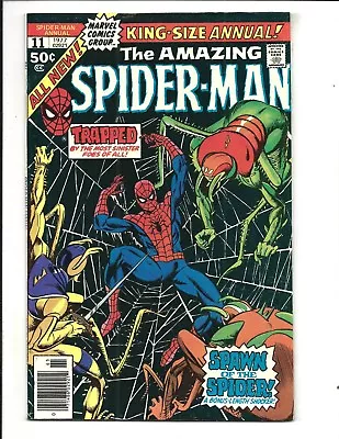 Buy AMAZING SPIDER-MAN KING-SIZE ANNUAL # 11 (SPAWN Of The SPIDER, AUG 1977), VF • 14.95£