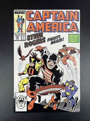 Buy Captain America #337 Avengers #4 Homage! Zeck/McLeod Cover Marvel HIGH GRADE KEY • 9.45£