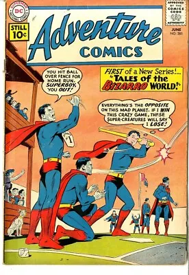 Buy Adventure  Comics   # 285    VERY GOOD    June 1961  1st Tales Of The Bizarro Wo • 51.39£